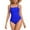 #250326 A275 Blue, variant on Aloohaidyvio Swimsuits for Women No Boundaries Women's One Piece Swimsuit Ruched Tummy Control Bathing Suit Adjustable Strap Full Coverage Swimwear