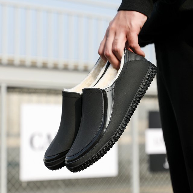 Zapatos de agua para hombre, moda de verano, impermeables, de goma, fondo suave, sin cordones, transpirables, antideslizantes...