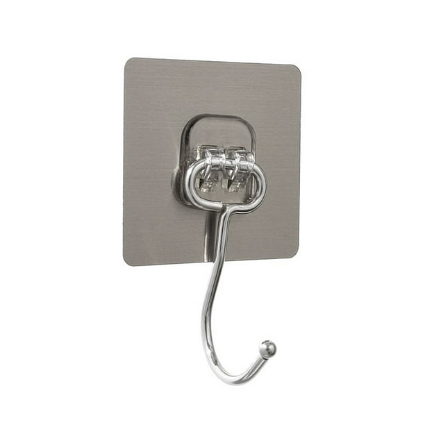 Advancent 1/5/10 Uds ganchos de pared impermeables a prueba de aceite autoadhesivo transparente reutilizable gancho colgante sin costuras para cocina baño Type6 NO6 Advancent HA003664-04