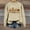 Beige, variant on WILLBEST hoodie Womens Daily Home Outdoor Workout Solid Long Sleeve O Neck T Shirt Top Printed Sweatshirt entertainment hoodie