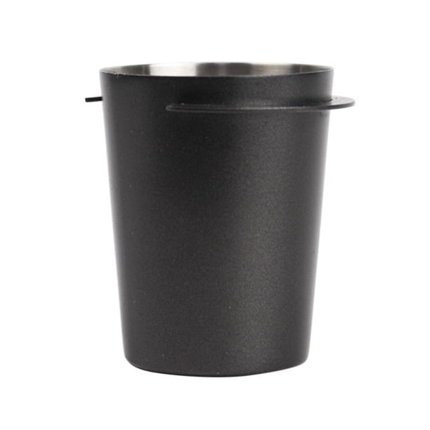 Taza Dosificadora Taza Dosificadora Termo Piezas de taza dosificadora de café de acero inoxidable de 58 mm para máquina de espresso (negro)