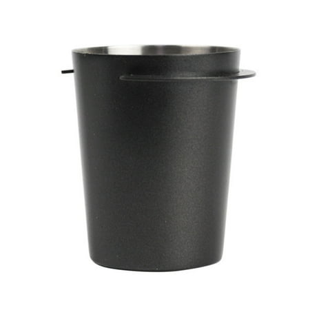 

Niovtt 58mm Stainless Steel Coffee Dosing Cup Parts for Espresso Machine (Black)