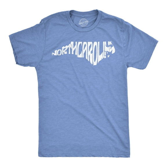 Mens Funny T Shirts North Carolina Typography Sarcastic Graphic Novelty Tee For Men Graphic Tees