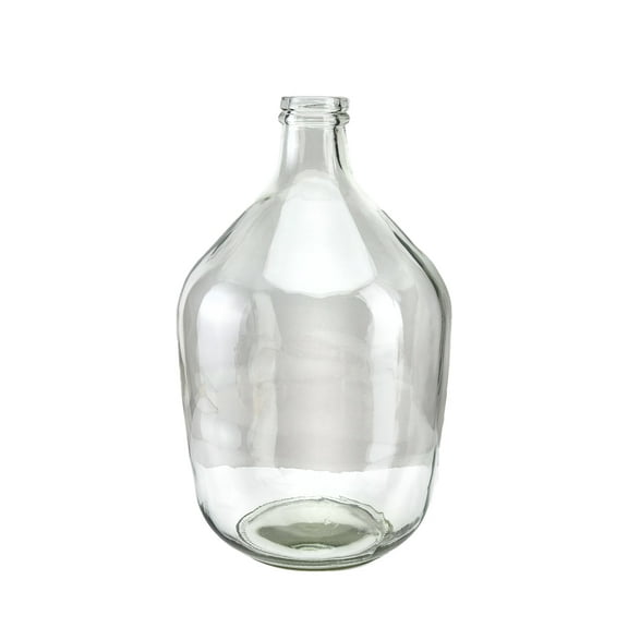 Serene Spaces Living Big Glass Bottle Vase, 9.25" Diameter & 15" Tall