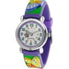 Girl's Butterfly Design Watch, Silicone Strap