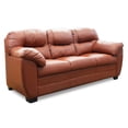 thumbnail image 4 of Sala de Piel Genuina Sofá y Love Seat ConfortoPiel  Toscana Terracota, 4 of 8