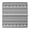 White-37, variant on Tablecloth Square Rustic Home Decor, Boho Chic Symmetrical Natural Style, Waterproof Vinyl, Backed, Spill-Proof, Elastic Edge Design