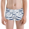 thumbnail image 5 of Yiaed Blue Fish Print Boys' Boxer Briefs Cotton Casual Stretch Comfort Boys Boxers - Kids Boxer Briefs Underwear for Boys (6-18)-Large, 5 of 5