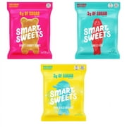 Smart Sweets Trio, Sweet Fish, Gummy Bear, Sour Blast Buddies, 1 of each -1.8 oz