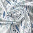 thumbnail image 7 of Ambesonne Leaves Valance & Curtain, Leafy Garden Art Stripes, 55"x45", White Multicolor, 7 of 7