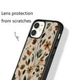 thumbnail image 4 of Compatible with iPhone 12 / iPhone 12 Pro case Soft TPU Glossy Flower Pattern Phone Case for Women and Girls, 4 of 5