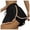 Khaki, variant on Jean Shorts for Women Culottes Fashion Drawstring Womens Bermuda Shorts,Black,L