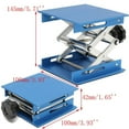 thumbnail image 3 of 2pcs 4Inch Aluminum Alloy Laboratory Jack Scissor Lift Platform / Foldable Lifting Table Pad Height Control, 3 of 7