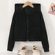 thumbnail image 5 of Chaquetas y abrigos casuales de manga larga con capucha para niñas, versátiles y de moda, de pana corta y fina con capucha para niñas., 5 of 9