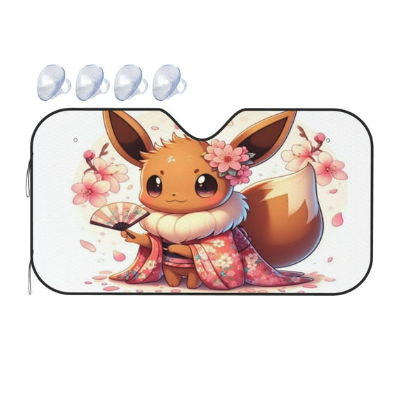 Eevee Car Windshield Sun Shade Sunshade for Car Window Car Sun Shade Windshield for Front Window Summer Sunshade for Car Window Shades S