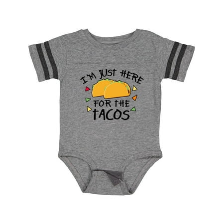 

Inktastic I m Just Here for the Tacos Cinco De Mayo Gift Baby Boy or Baby Girl Bodysuit