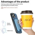 thumbnail image 4 of Allytech iPhone 16 Pro Max Case, Detachable Magnetic Wallet Case with Card Holder & Ring Stand, Support Car Mount, Premium PU Leather Shockproof Durable Protective Slim Case Cover - Blue, 4 of 11