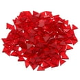 thumbnail image 1 of Uxcell 200g Stained Glass Mosaic Triangle 0.55'' Red Glass Mosaic Tiles Bulk for Craft Handmade Project, 1 of 8