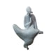 thumbnail image 1 of Figura decorativa de Buda de resina de arte abstracto para acuario, fácil de limpiar. Sentado de lado, 1 of 9