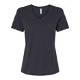thumbnail image 1 of Bella Canvas T-Shirt Décontracté Col en V pour Femmes Gris Foncé, 1 of 3