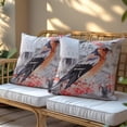 thumbnail image 2 of Decorative Throw Pillow Cover 18"x18" inches in 1 Set - Bird Print for Couch Sofa Bed Living Room Bedroom Farmhouse Patioâ€¦, 2 of 8