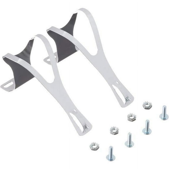 Big Roc Tools BPRCCH Bicycle Pedal Clips (Chrome)