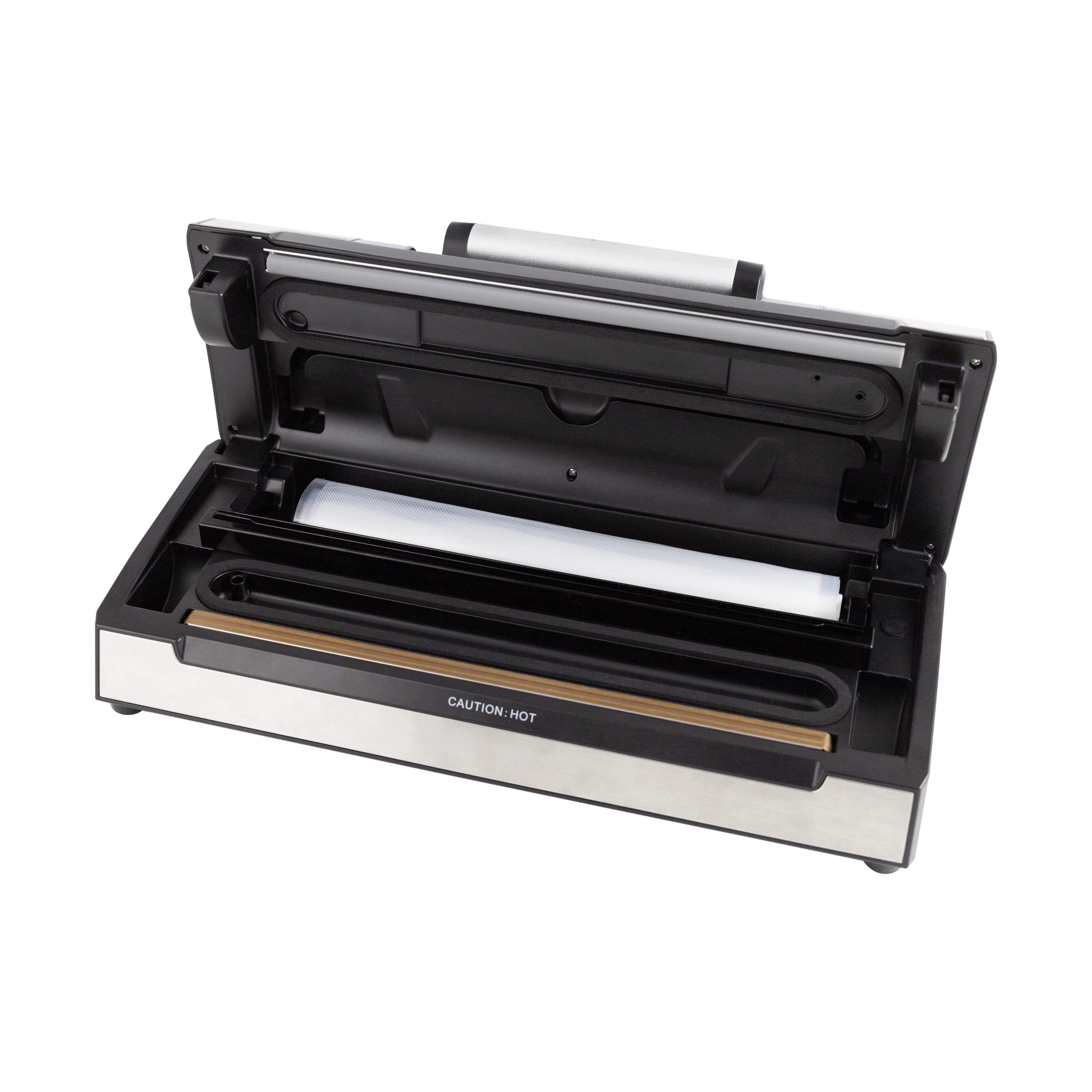 Nesco Professional Vacuum Sealer Machine, Powerful Multi-Mode Food Sealer With Accessory Port for Jars/Canisters, Built-In Roll Storage, Includes (2) 10 ft Rolls & (10) Pre-Cut Bags, For Pantry Storage & Meal Prep