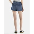 thumbnail image 3 of No Boundaries Denim Mom Shorts, 2.25'' Inseam, Women's, 3 of 5
