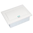 thumbnail image 2 of Caja De Distribución De 12 Vías, Caja De Protección De Disyuntores Cubierta De PC Fácil De Mantener Alta Eficiencia Con Riel DIN Para Taller Para El Hogar YLSHRF 12 Way Distribution Box, 2 of 8