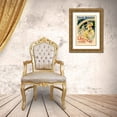 thumbnail image 3 of Cheret, Jules 17x24 Gold Ornate Wood Framed with Double Matting Museum Art Print Titled - Folie Bergere Larc en Ciel, 3 of 4