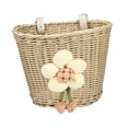 thumbnail image 3 of Cesta de bicicleta para niños, niñas y niños, impermeable, decoración para manillar de bicicleta, mini cesta Beige, 3 of 8
