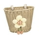 thumbnail image 3 of Cesta de bicicleta para niños, niñas y niños, impermeable, decoración para manillar de bicicleta, mini cesta Beige, 3 of 8