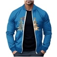 thumbnail image 2 of LOVZFMLL Jackets for Men Pullover Sweater Stand Collar Elastic Solid Color Half Sweater For Men Stand-up Collar Sweater, 2 of 5