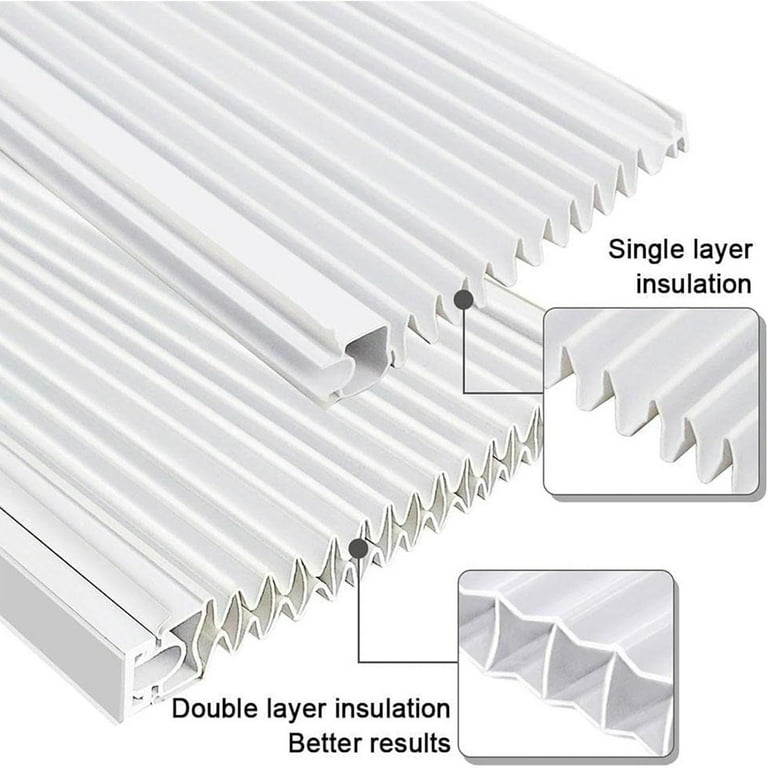 Window AC Side Panel with Frame Air Conditioner Accordion Filler Curtain Replacement Kit Fits Most Window Air Conditioner Units
