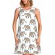 thumbnail image 1 of Balery Indian Elephant Vestidos de verano para mujer con estampado: vestido holgado sin mangas, vestido playero informal y cómodo para días calurosos., 1 of 7
