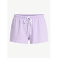thumbnail image 5 of No Boundaries Cozy Sleep Shorts, Women’s XXS-3X, 5 of 5