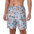 thumbnail image 2 of Balery Rose Flowers Mens Swim Trunks Swim Shorts for Men Quick Dry Inseam Beach Shorts with Compression Liner Pocket-Medium, 2 of 9