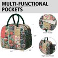 thumbnail image 6 of Obrewu Pioneer Flower Lunch Bag for Adult, Insulated, Leakproof, Oxford Cloth, 6 of 7