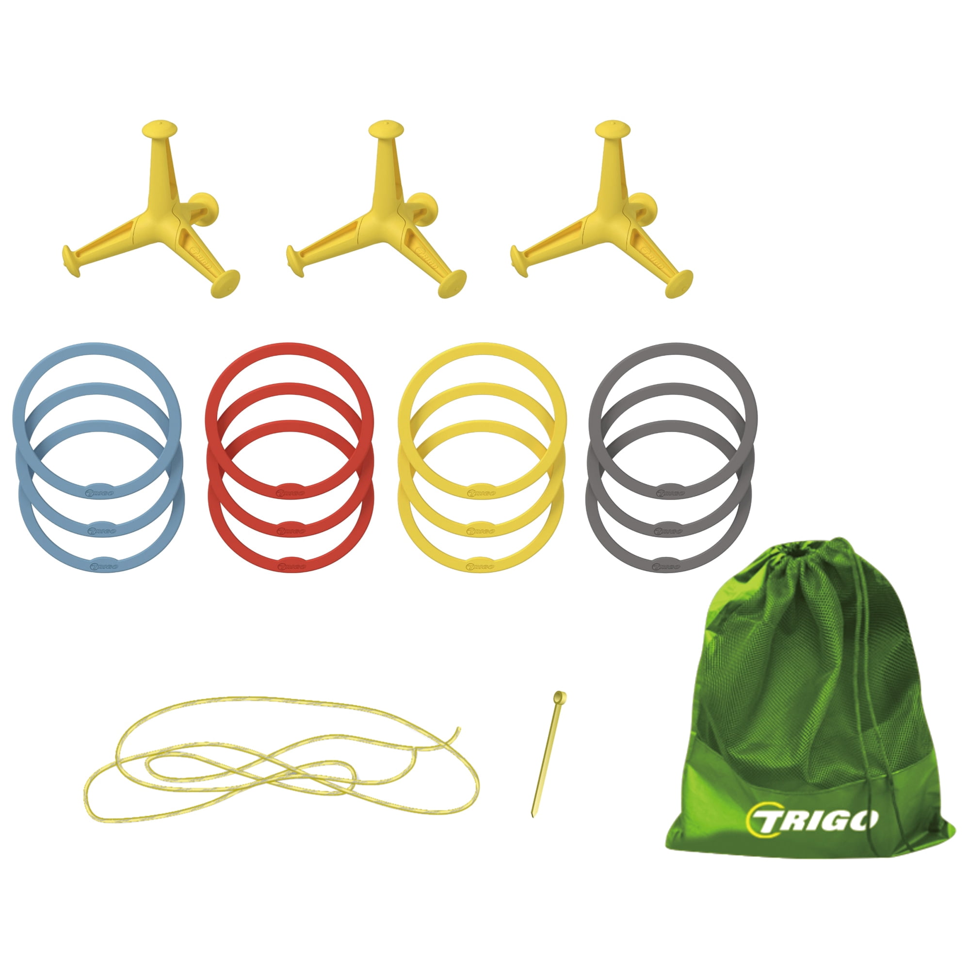 Do-U-Play: Trigo Ring Toss - Colorful Throwing & Hooking Game, Outdoor & Yard Activity, Combines Strategy & Coordination, Family Adults & Kids Ages 3+