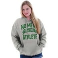 thumbnail image 3 of No Meat This Athlete Vegetarian Funny Hoodie Sweatshirt Women Men Brisco Brands X, 3 of 5