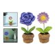 thumbnail image 1 of 2x Complete Hand Woven DIY Beginner Crochet Small Potted Flower Craft Kids Adults Bundle Includes Yarn, Hook, Accessories perfecl equipos de ganchillo, 1 of 8