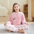 thumbnail image 1 of Pijamas de Navidad para niños y niñas, ropa de dormir de lana, conjunto de ropa de casa para niños pequeños, pijamas de invierno de unicornio de dibujos animados, 1 of 4