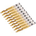 thumbnail image 2 of Oubit Tapping Tool,10Pcs Hex Shank Screw HSS Spiral Flute Tap Hex Shank Screw Tap Precision Engineered, 2 of 9