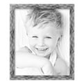 thumbnail image 2 of ArtToFrames 15" x 18" Hammered Steel Metallic Picture Frame, 15x18 inch Silver Wood Poster Frame (WOM-5264),  Pack, 2 of 7