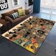 thumbnail image 1 of Tapis de sol rectangulaire avec motif imprimé étoile de musique hip-hop, tapisserie non ald lea, polymère de yoga, jeu de bébé rampant, salon1060x90cm (23x35 in) zhangyuxiang unisex, 1 of 2