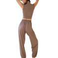 thumbnail image 3 of Wangscanis Women Sports Pants,Middle Waist Elastic Slacks, 3 of 9