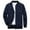 Navy, variant on Aueoeo Men's Bomber Jackets Full Zip Embroidered Jacket Winderpoof Lightweight Stand Up Collar Sport Coat With Pockets Black 3X-Large