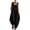 Black, variant on Womens Overalls Summer Sleeveless Linen Blend Harem Jumpsuit Oversized Casual Vacation One Piece Jumpers Pants with Multi Pockets