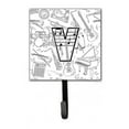 thumbnail image 1 of Carolines Treasures CJ2007-VSH4 Letter V Musical Note Letters Leash & Key Holder, 1 of 1