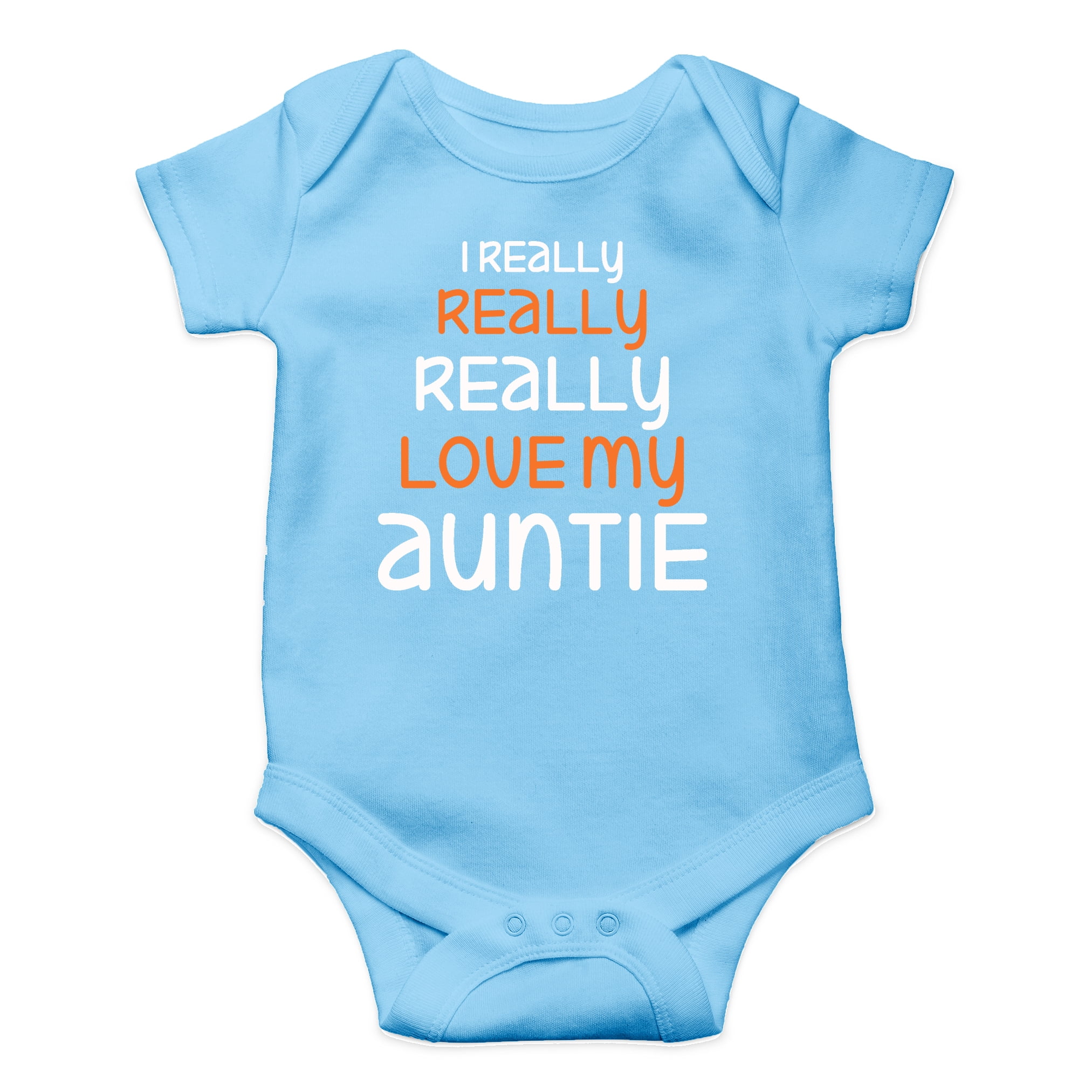 i love my auntie baby girl clothes